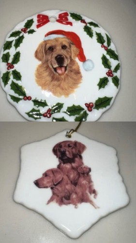 Golden retriever porcelain - retriever,