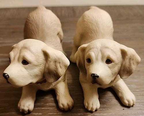 Vintage homco yellow lab - 2,