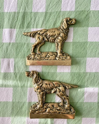 Vintage pair solid brass - vintage,