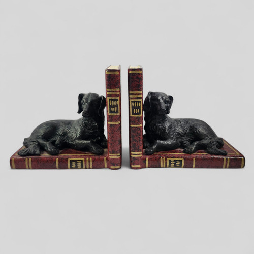 Pair bronze metal golden - bronze,