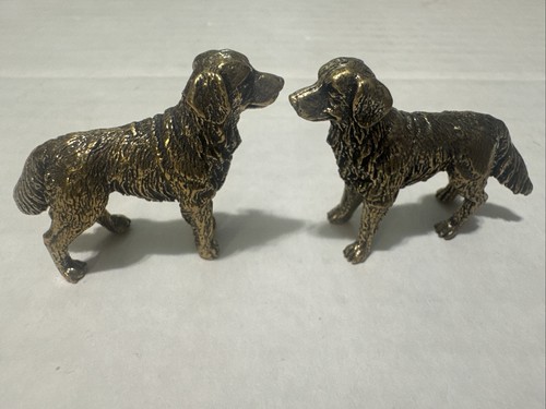 Solid brass dogs golden - solid,