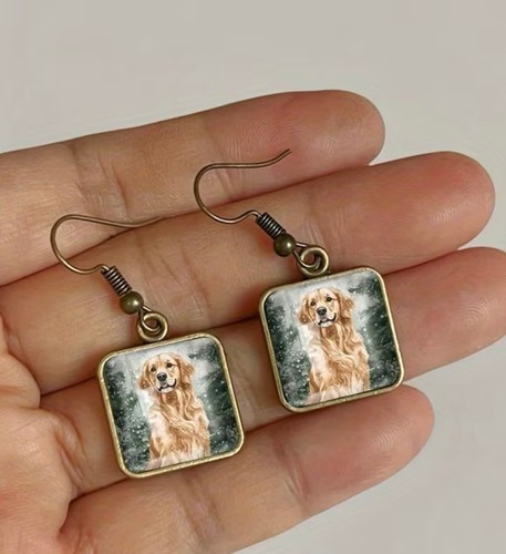 Golden retriever dog dangle - golden,