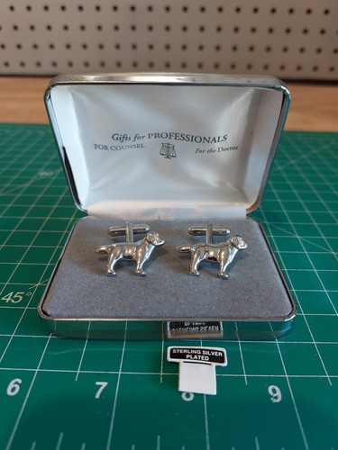 Dog sterling silver plated - sterling,